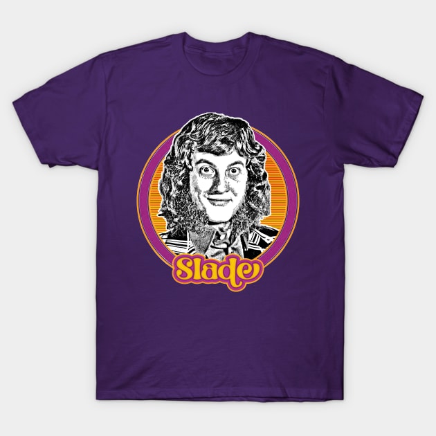 Slade // Retro 70s Style Fan Art Design T-Shirt by DankFutura